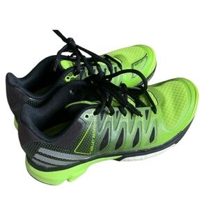 ADIDAS PERFORMANCE Women's Volley Response 2 Boost Fluorescent Green and Black